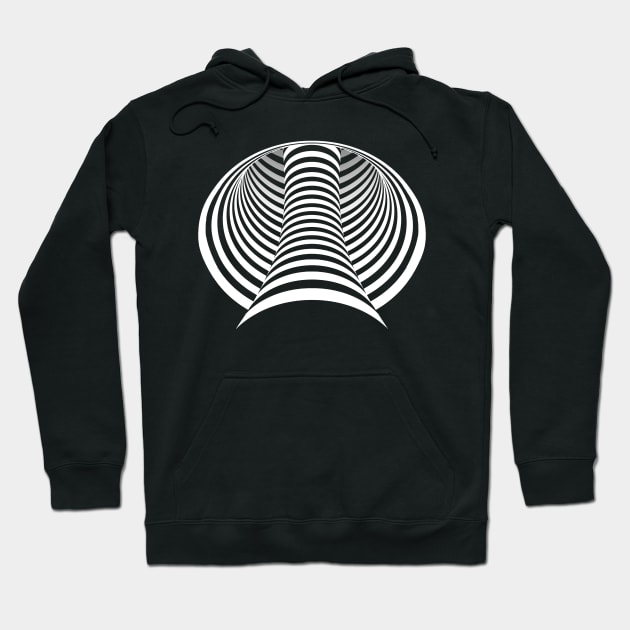 Optical Illusion 3D Graphic Mind Trick Hoodie by Jose Luiz Filho